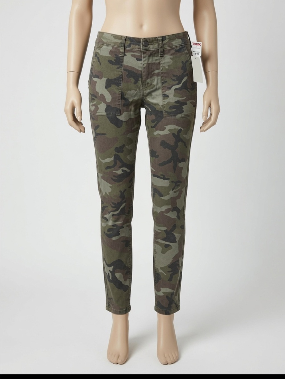 Sanctuary Camo Mini Skirt in Green and Brown
